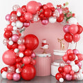 Red Balloon Garland Arch Kit - 5 10 18 Inch Balloons Different Sizes DIY Decoration Set Perfect for Birthday Wedding and Events